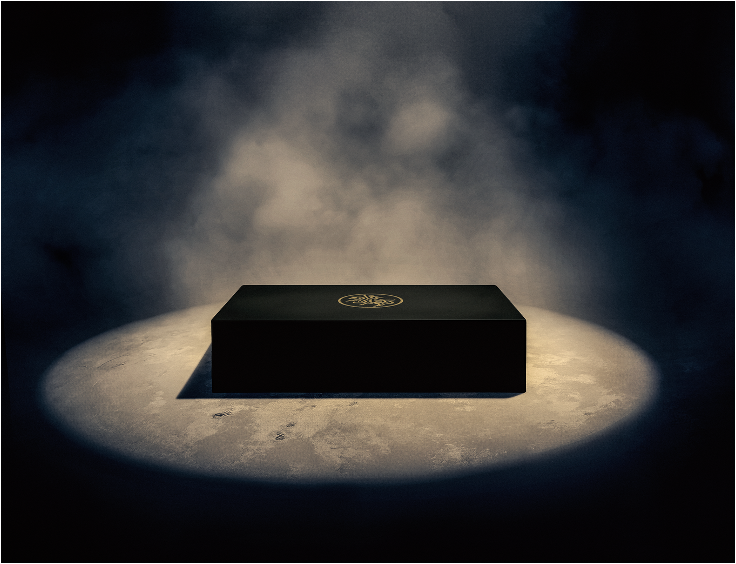 Official promotional image of the sealed randomized box; the individual print design is not shown.
