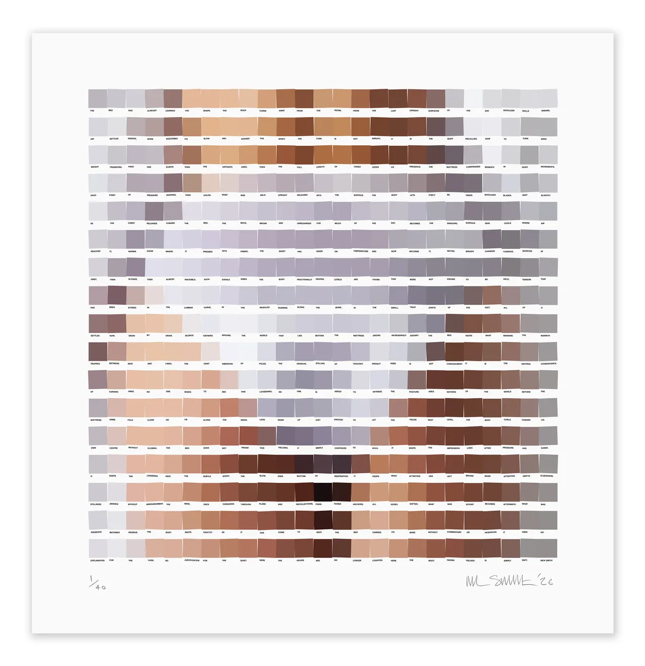 Nick Smith, Vesper (2026), print