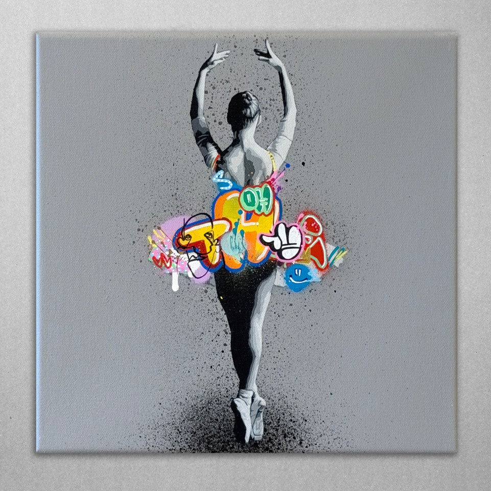 Martin Whatson, Poise, 2026 canvas shown by Vertical Gallery.