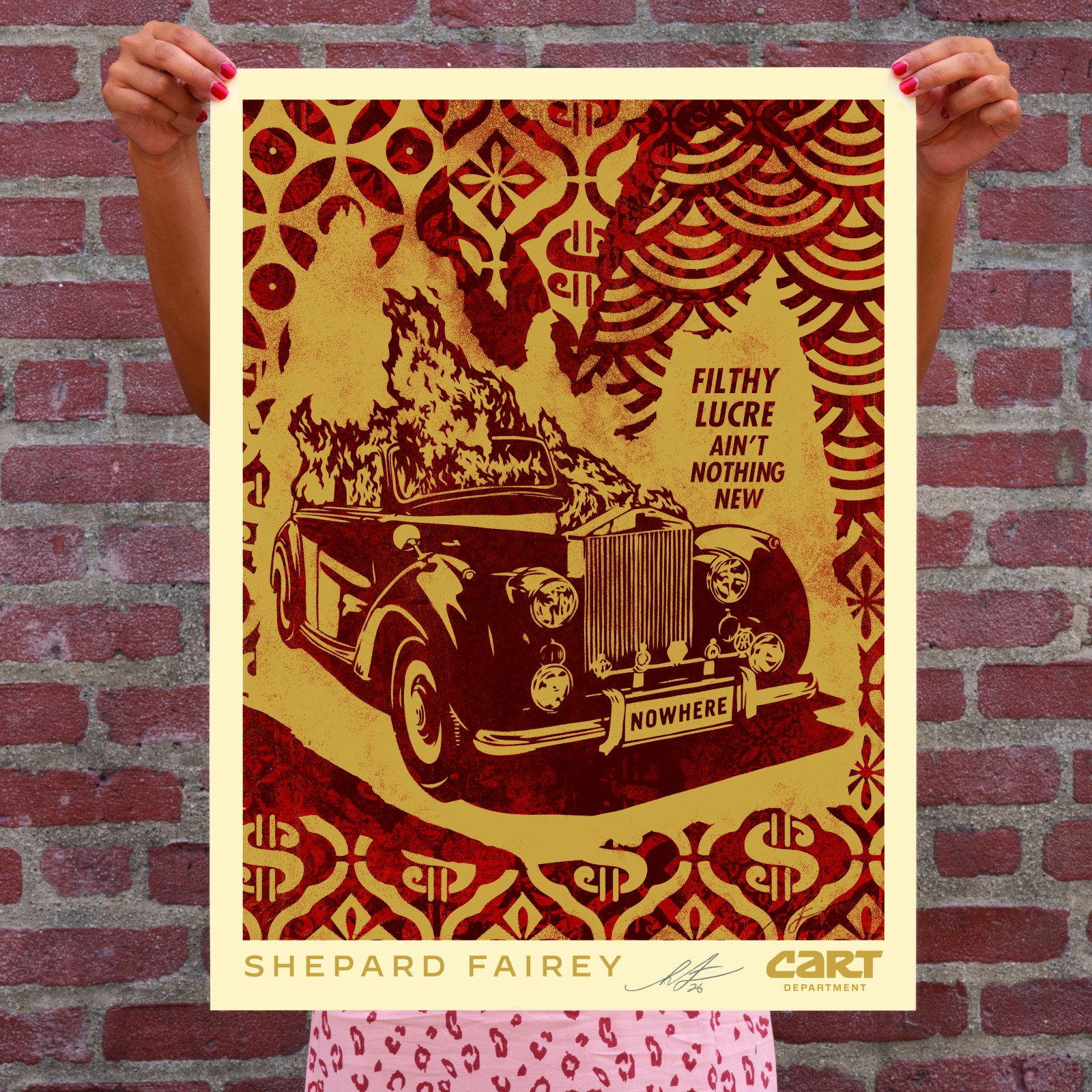 Filthy Lucre Ain’t Nothing New by Shepard Fairey