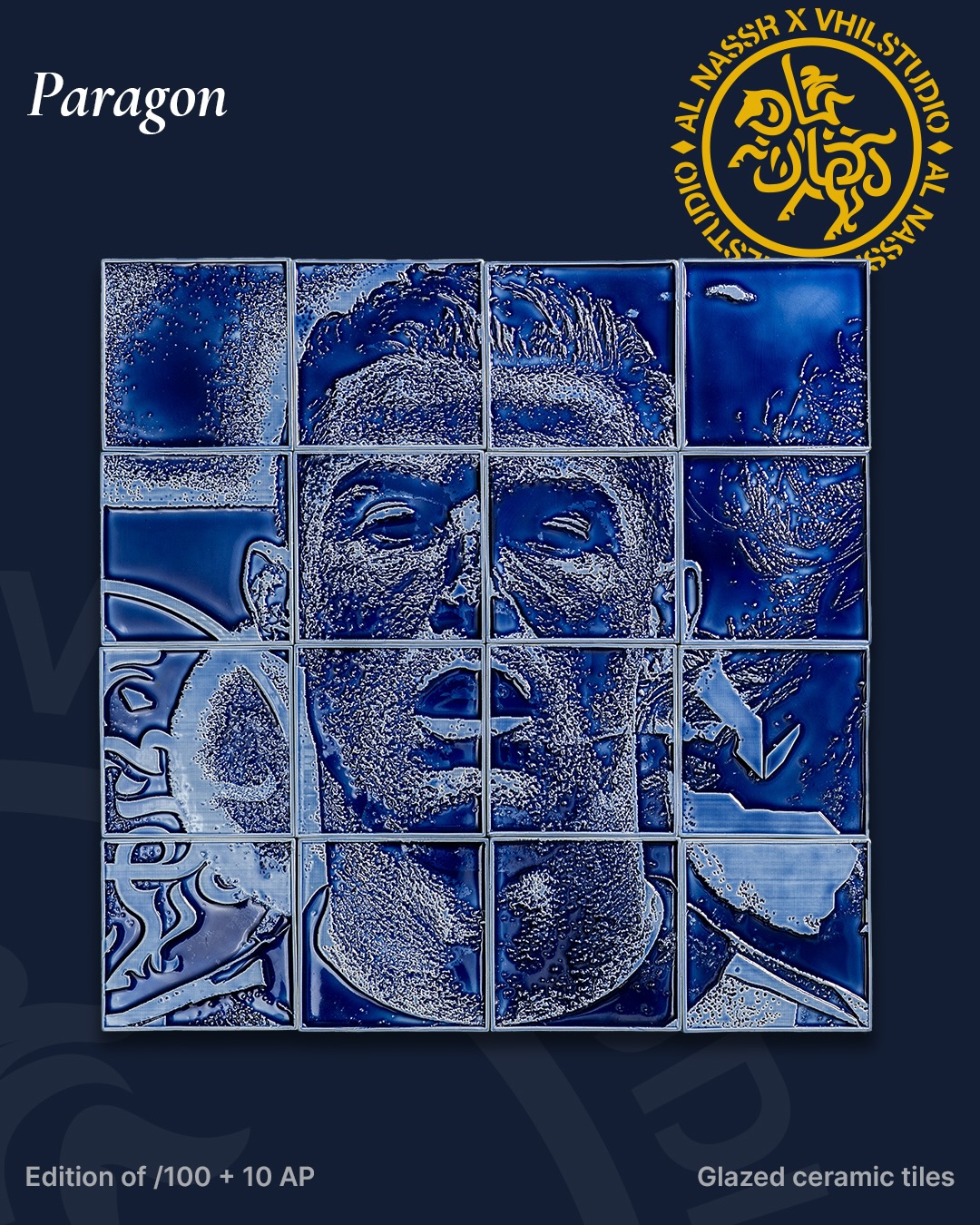 Official artwork card for Paragon by Vhils; campaign marks retained.