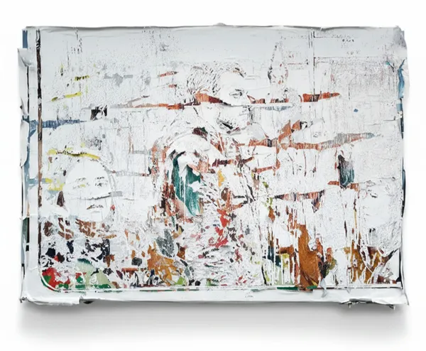 Réseau Series #03 (2026) by Vhils: Metal based hand-carved advertising posters.