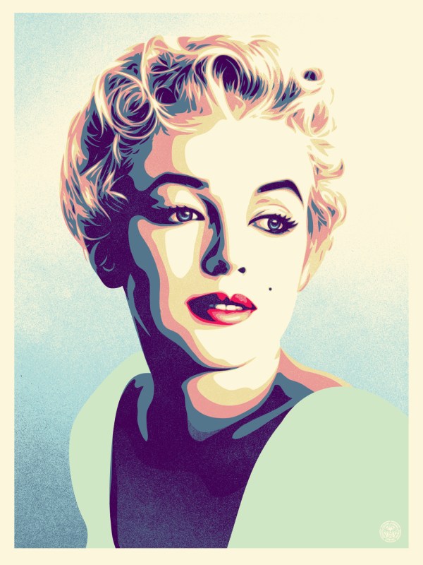 Marilyn Sunset by Shepard Fairey