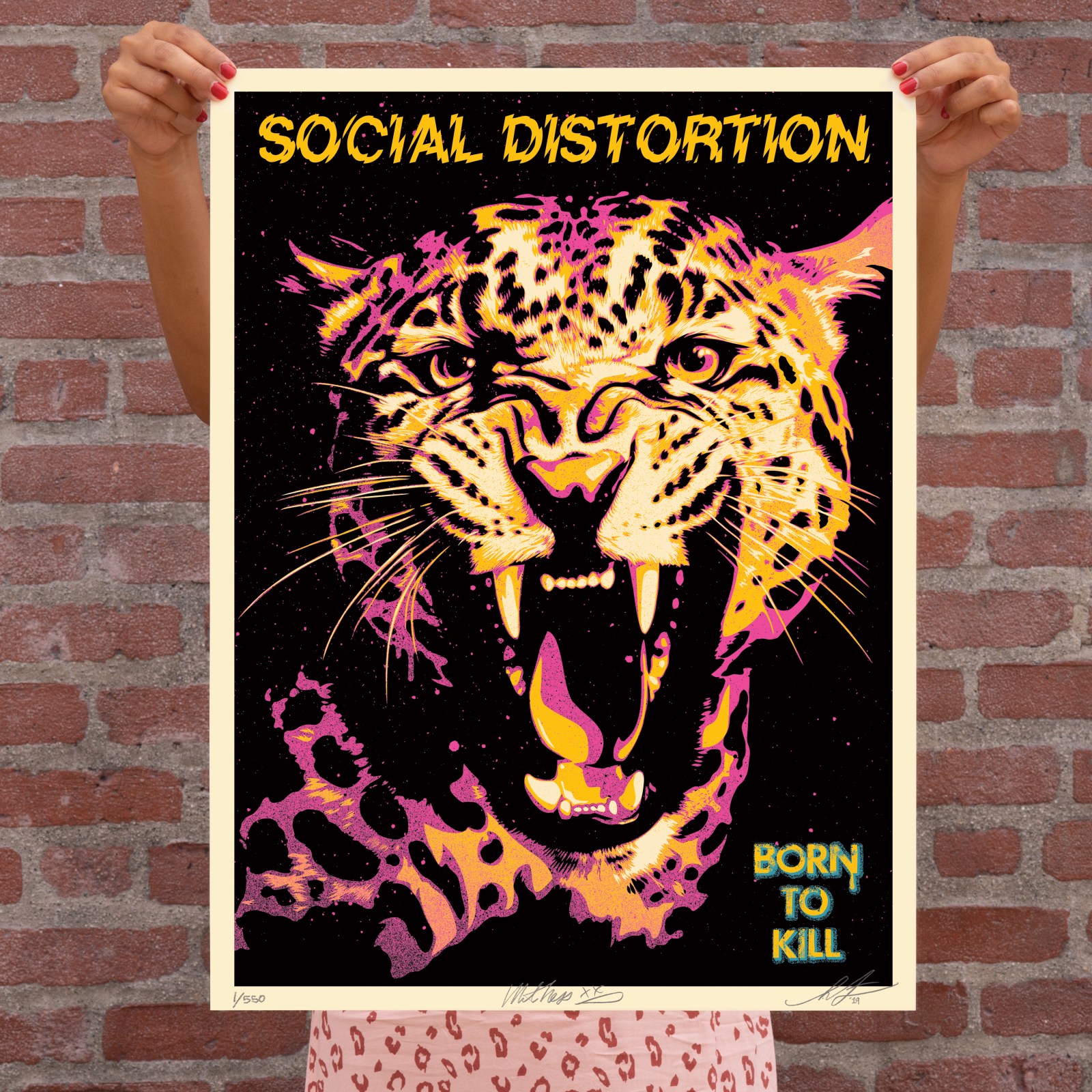 Social Distortion Born to Kill by Shepard Fairey