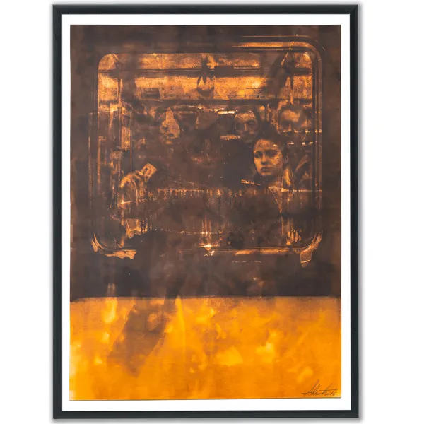 Passage Series #01 (2026) by Vhils: Silkscreen print, unique piece on paper.