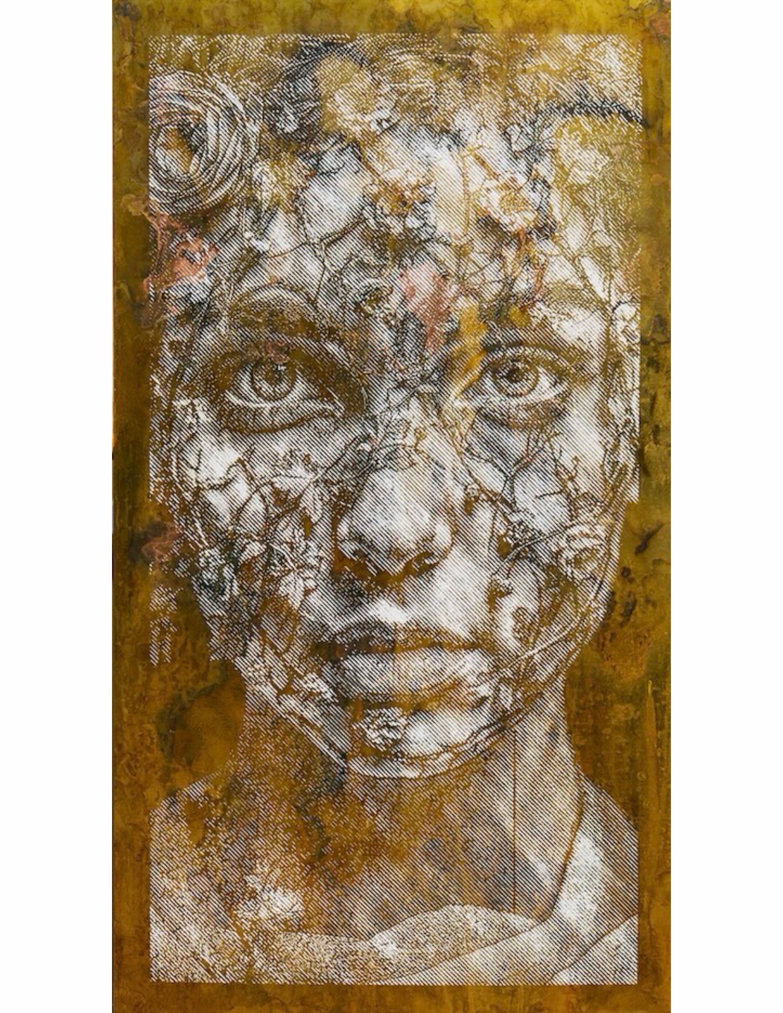 SNIK, Flourish, 2026 brass, offered by KIRK Gallery.