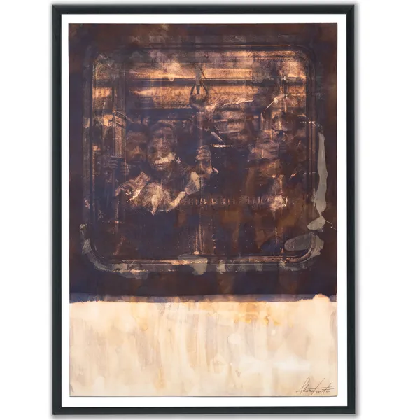 Passage Series #03 (2026) by Vhils: Silkscreen print, unique piece on paper.