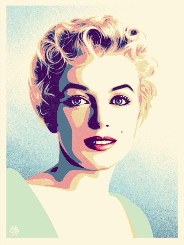 Marilyn Sunrise by Shepard Fairey