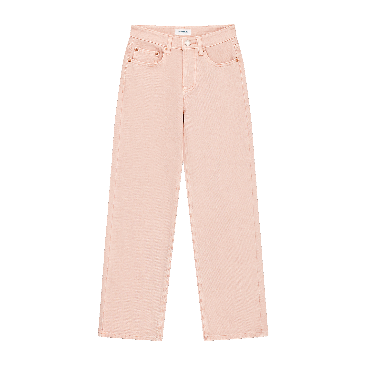 Classic Straight Jeans — Pink