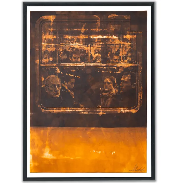 Passage Series #02 (2026) by Vhils: Silkscreen print, unique piece on paper.