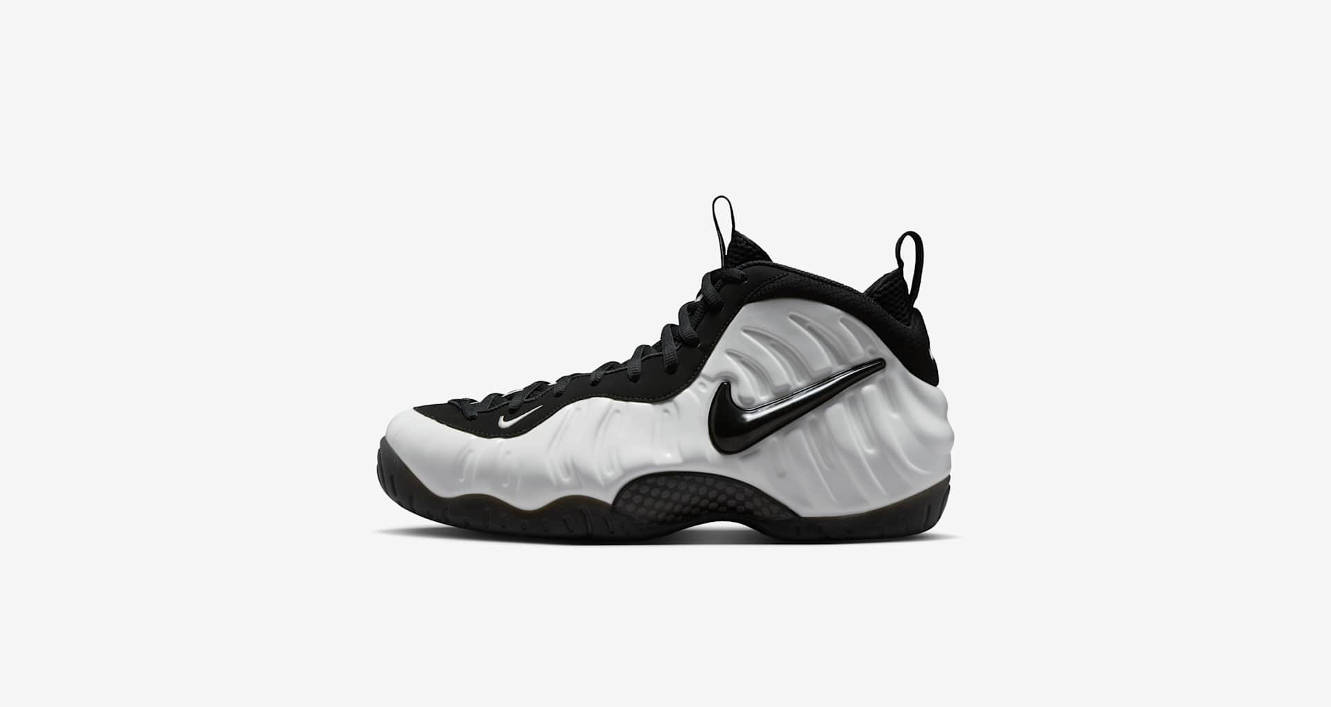 Air Foamposite Pro Premium — Summit White (IV6246-100), official product photograph