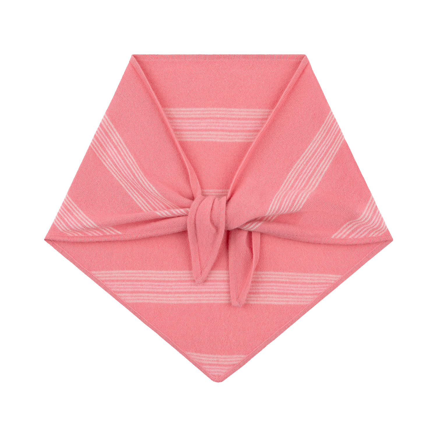 Parke x Pink Aid Triangle Scarf — Hope Stripe — official product photograph