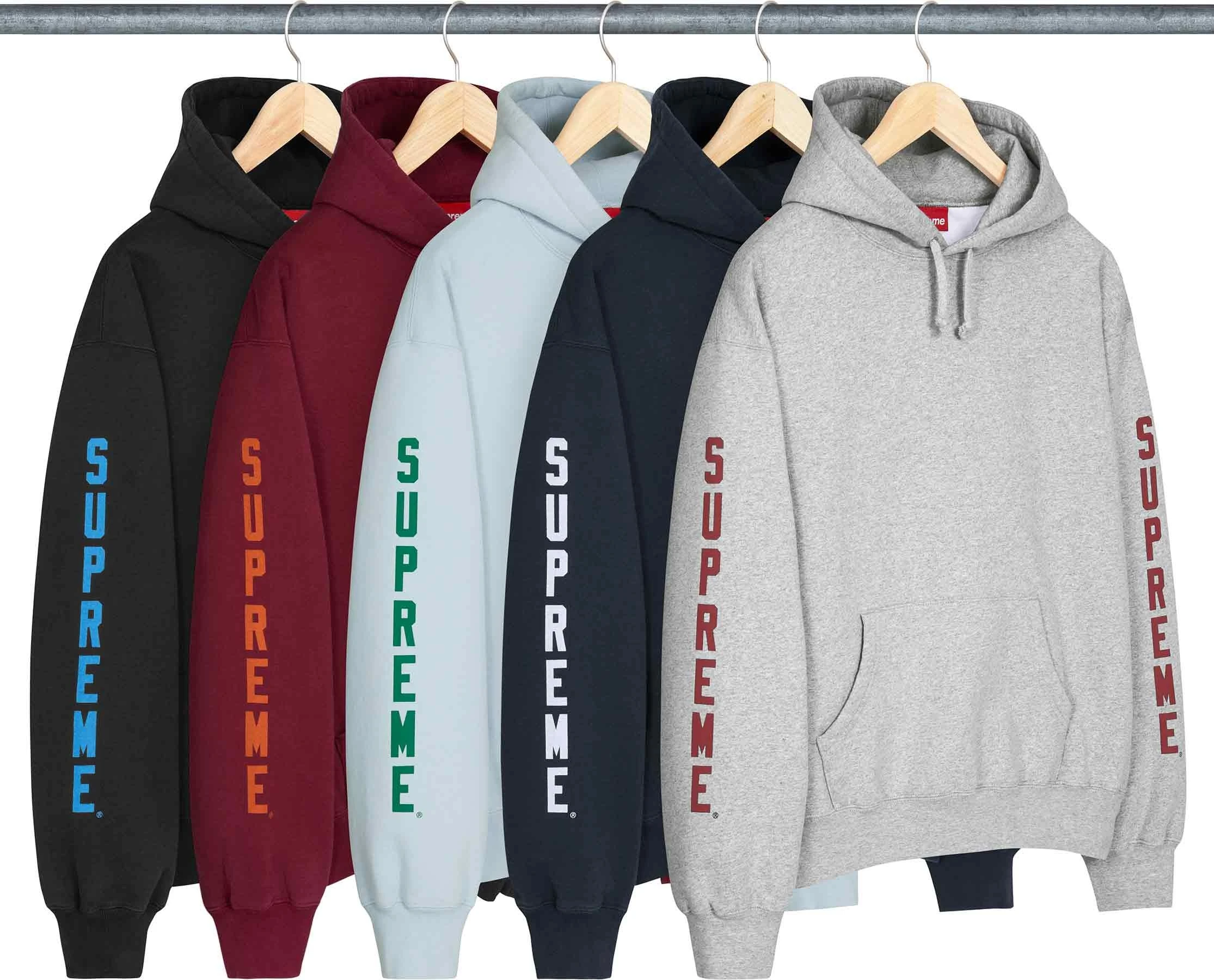 Supreme Washed Logo Hooded Sweatshirt Fall/Winter 2026 official product assortment