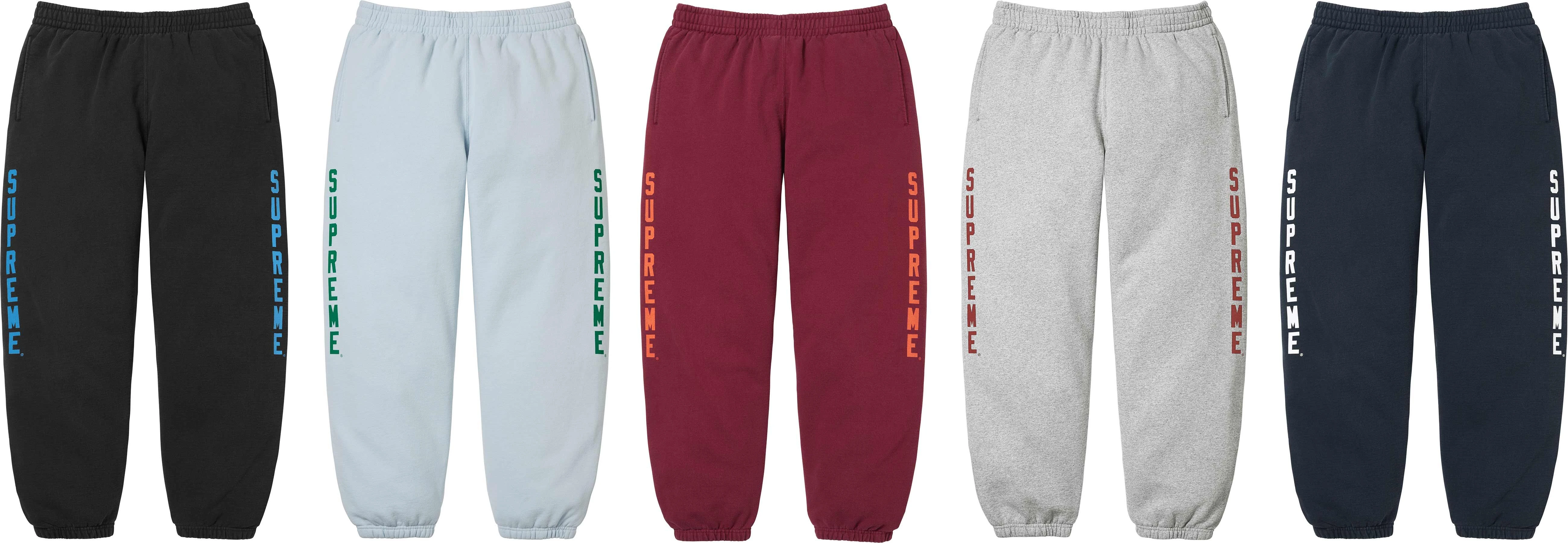 Supreme Washed Logo Sweatpant Fall/Winter 2026 official product assortment