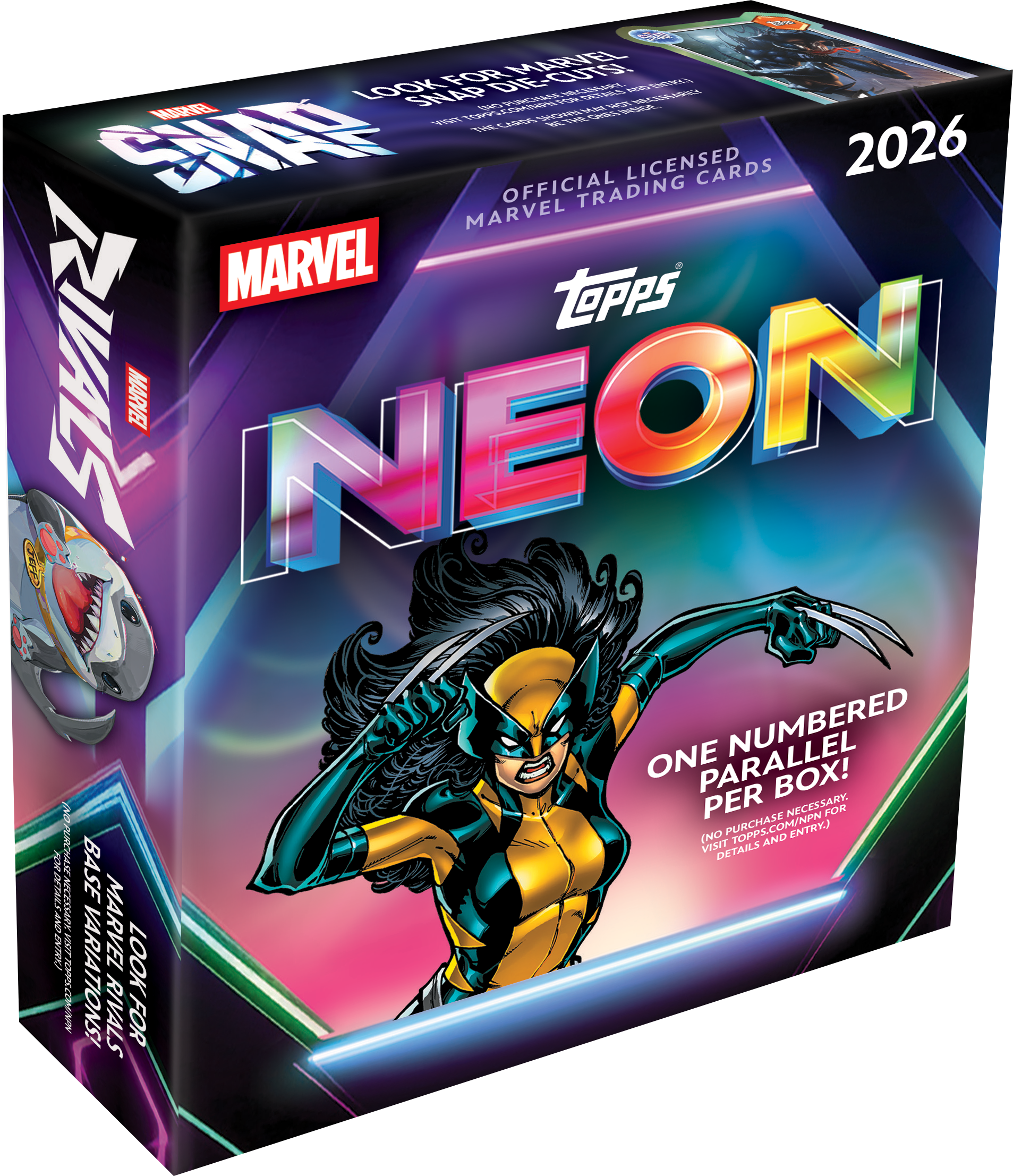 2026 Topps Neon Marvel Mega Box