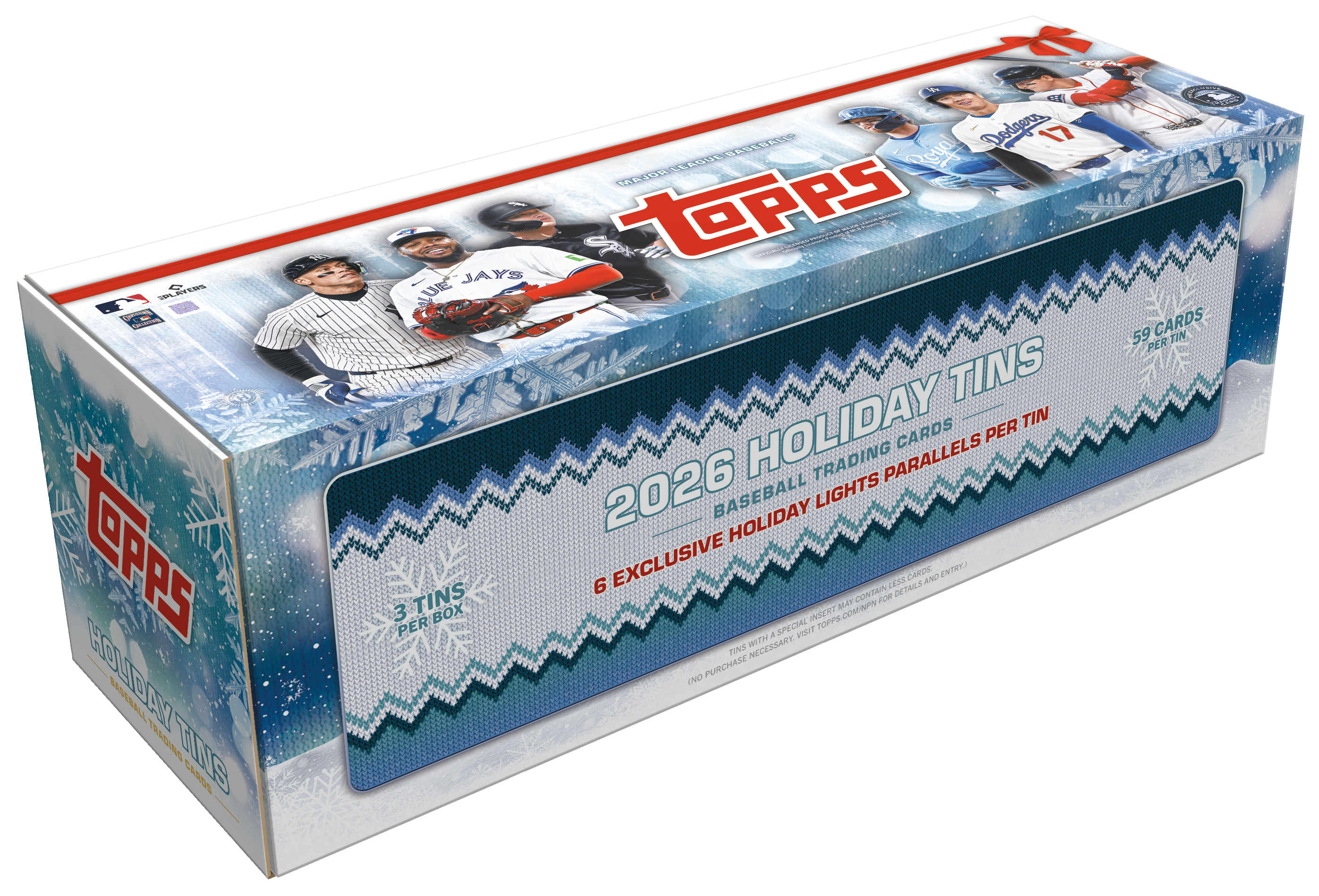 2026 Topps Holiday Baseball three-tin Hobby Box