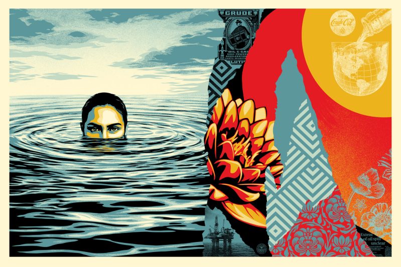Ominous Ripples by Shepard Fairey