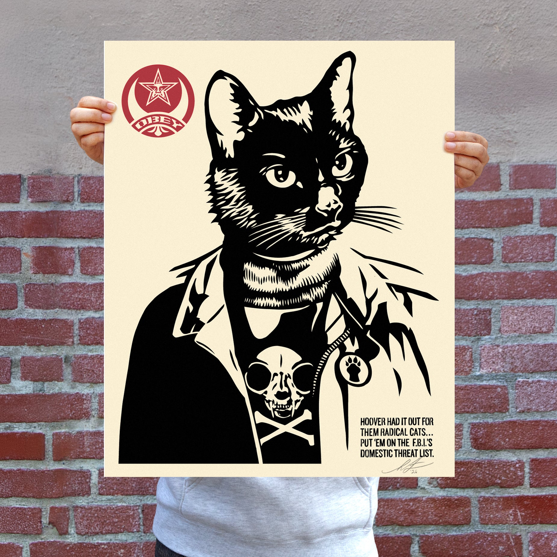 Radical Cat Offset by Shepard Fairey