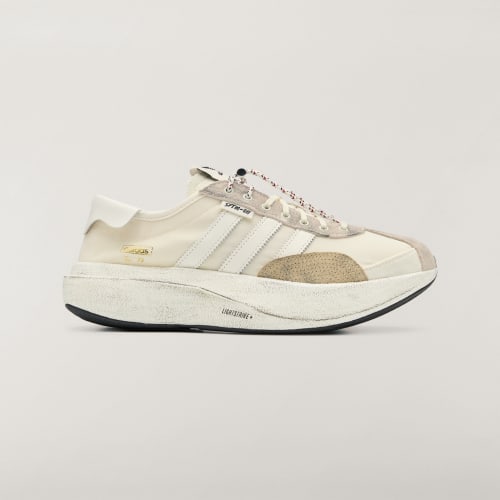 adidas SL 72 PRO SFTM HQ7605 in Cream White, Core White and Off White, side view.